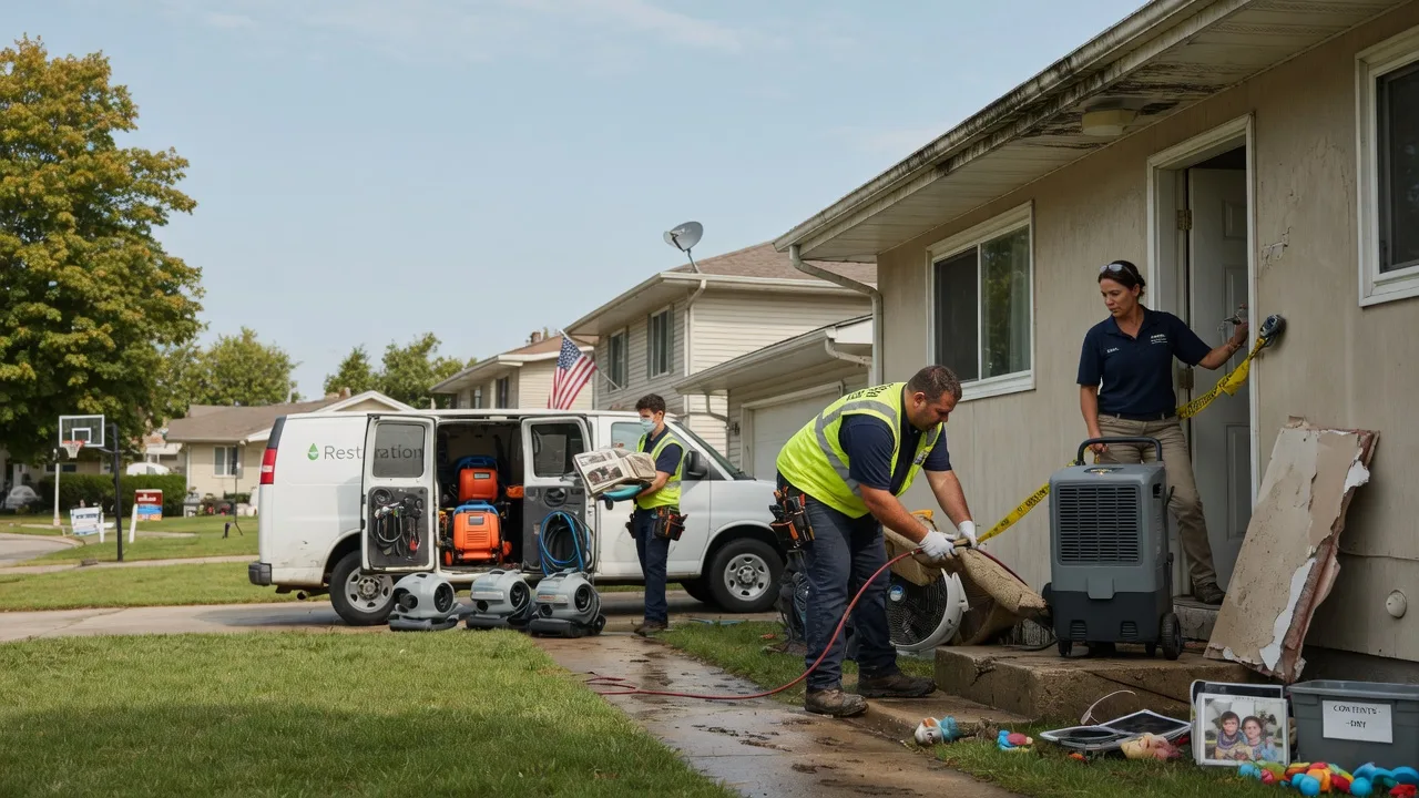 Water Damage Restoration in Pleasant Plains, IL near me